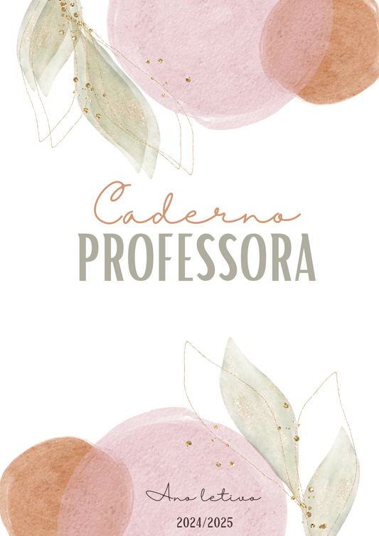 Caderno Professora cores 2024-2025