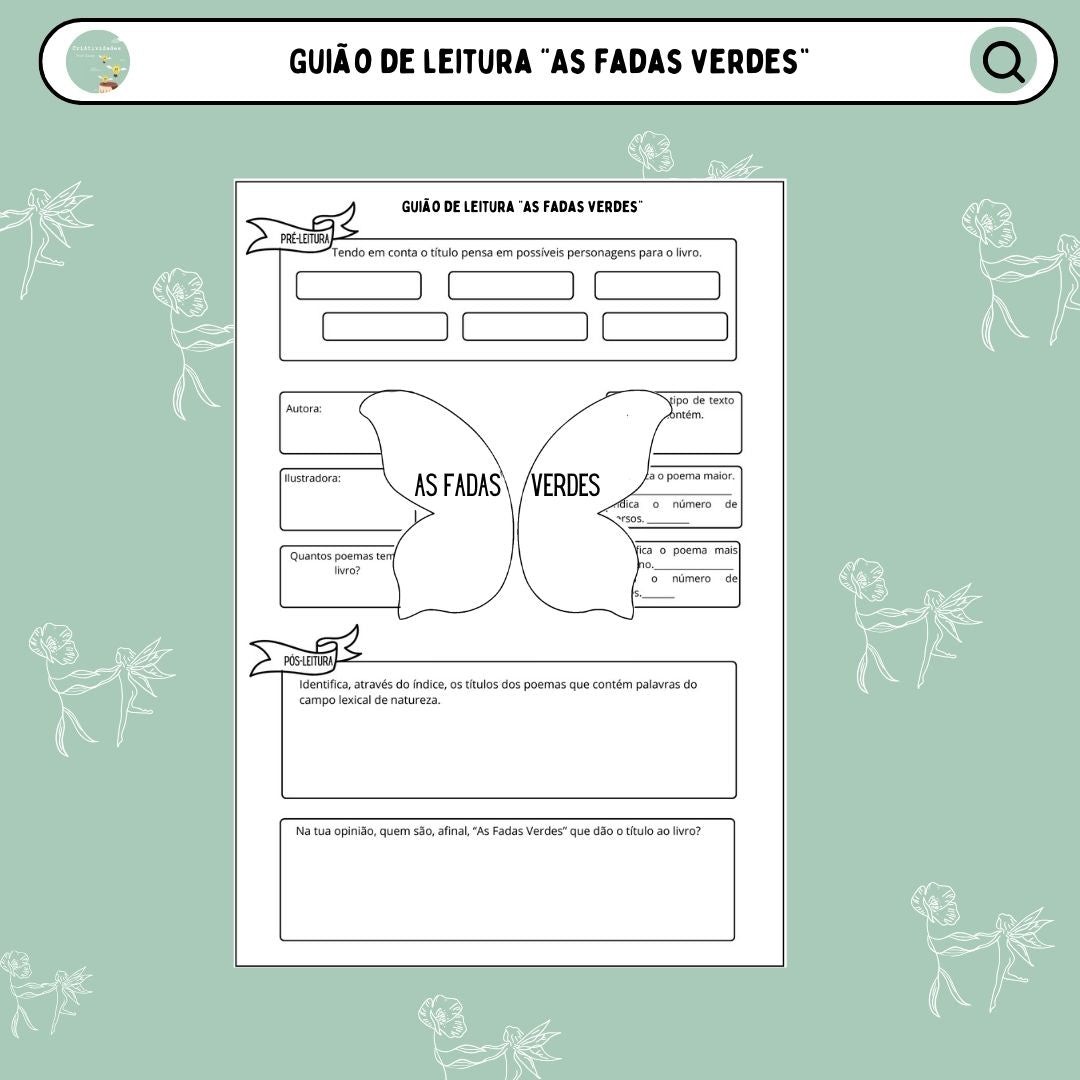 Guião de leitura "As fadas verdes"