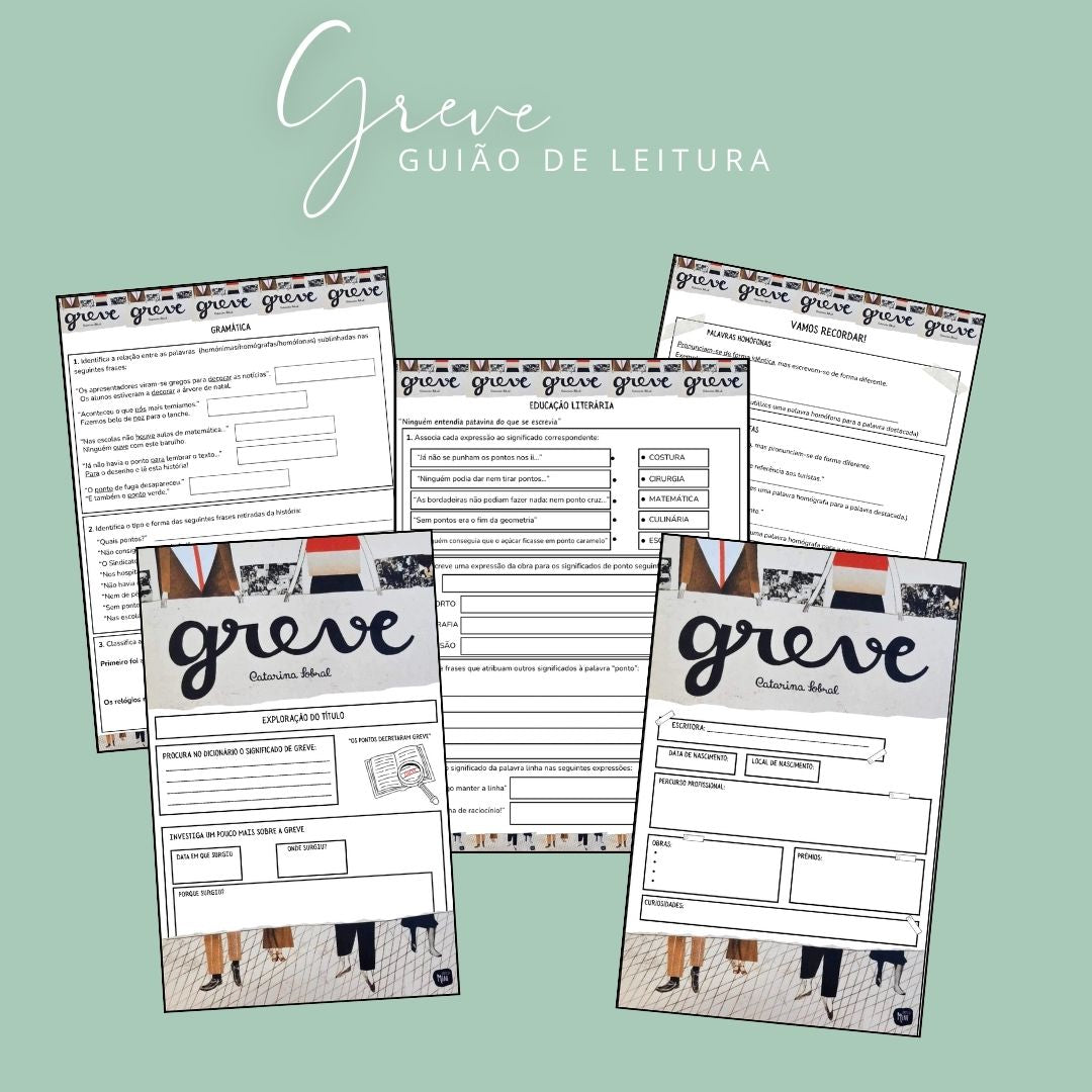 Guião de leitura "GREVE" 3º/4ºano