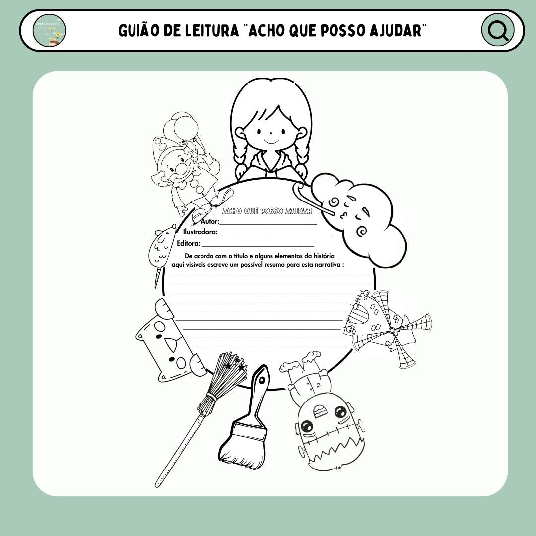 Guião de leitura "Acho que posso ajudar"