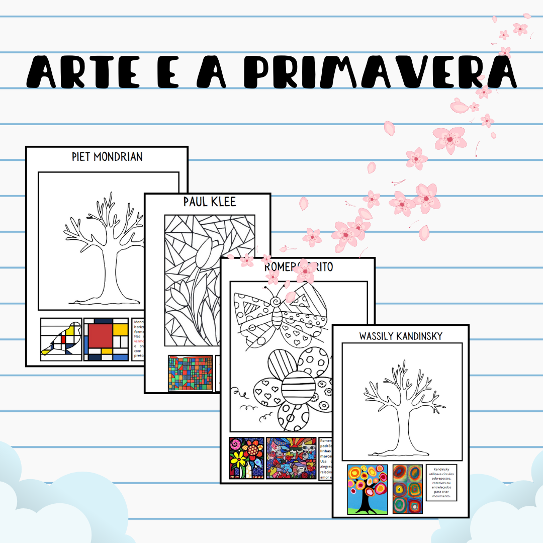 Pack ARTE (Outono, primavera, alimentação, páscoa, halloween, etc. )