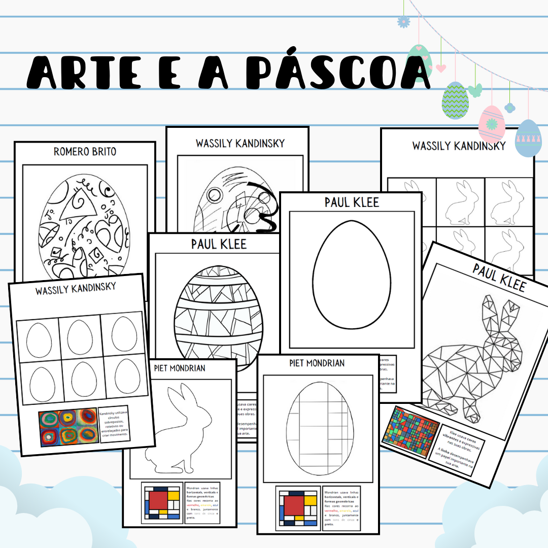 Pack ARTE (Outono, primavera, alimentação, páscoa, halloween, etc. )