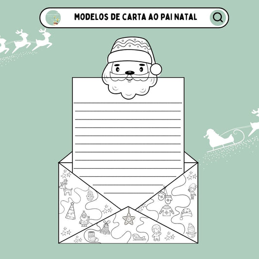 Modelo carta ao Pai Natal