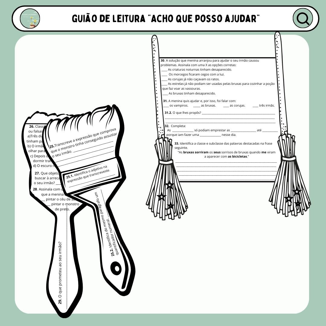 Guião de leitura "Acho que posso ajudar"