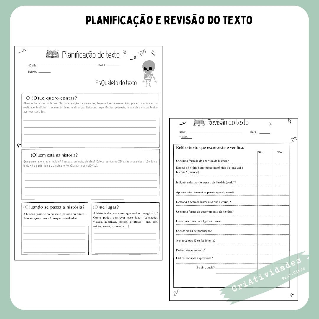 Planificação e revisão do texto